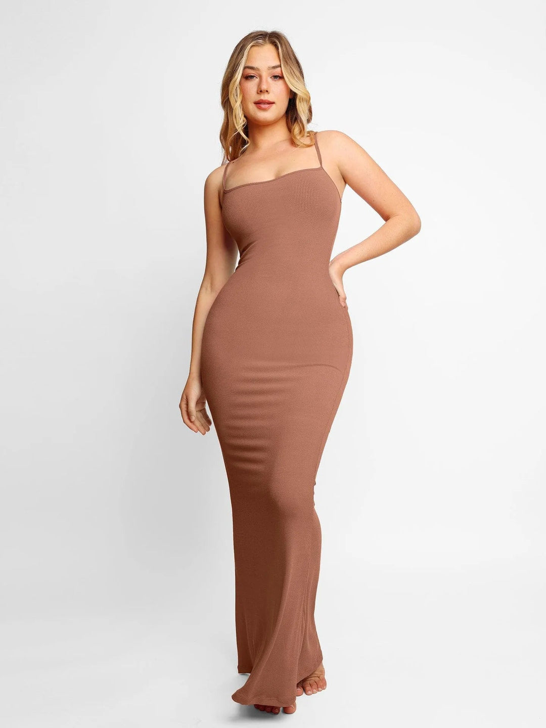 AMI SHAPE - Bodycon Shapewear Sleeveless  Maxi Dress