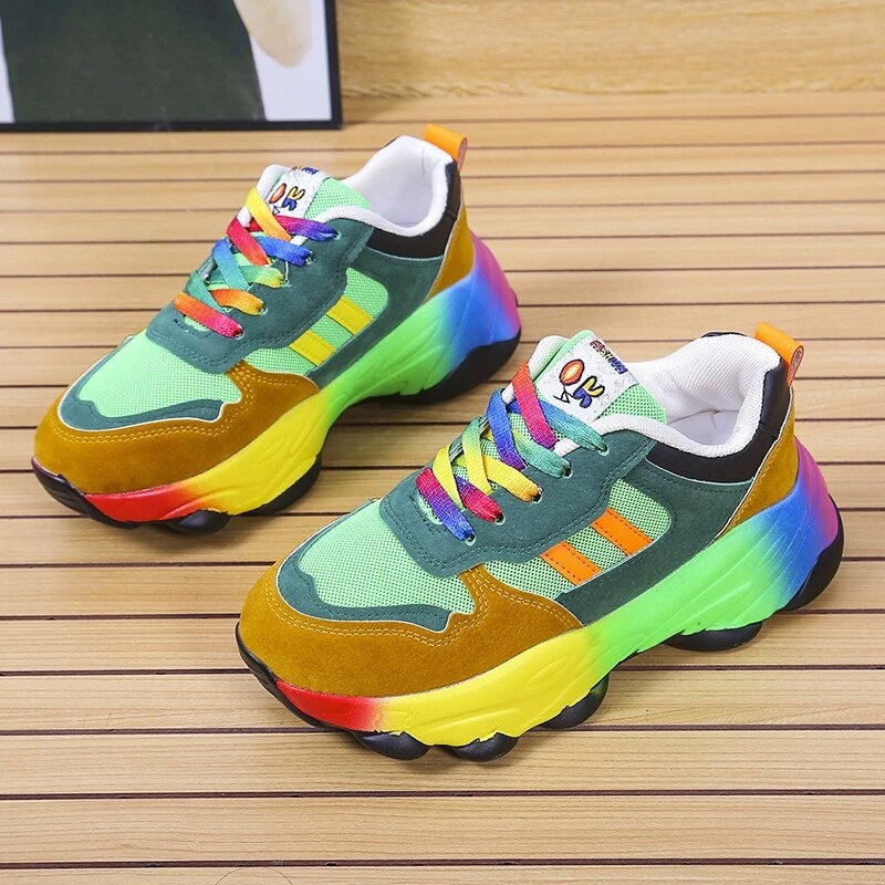 PREMIUM RAINBOW ORTHOPEDIC SNEAKERS - AUSTRALIA BEST SELLER