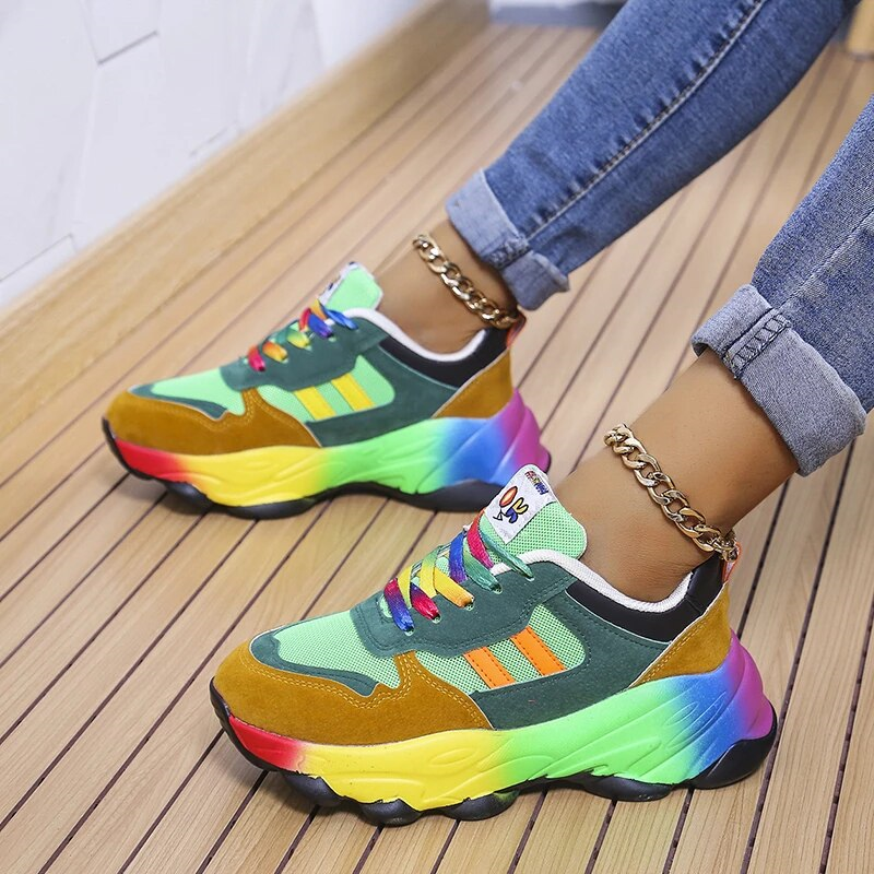 PREMIUM RAINBOW ORTHOPEDIC SNEAKERS - AUSTRALIA BEST SELLER