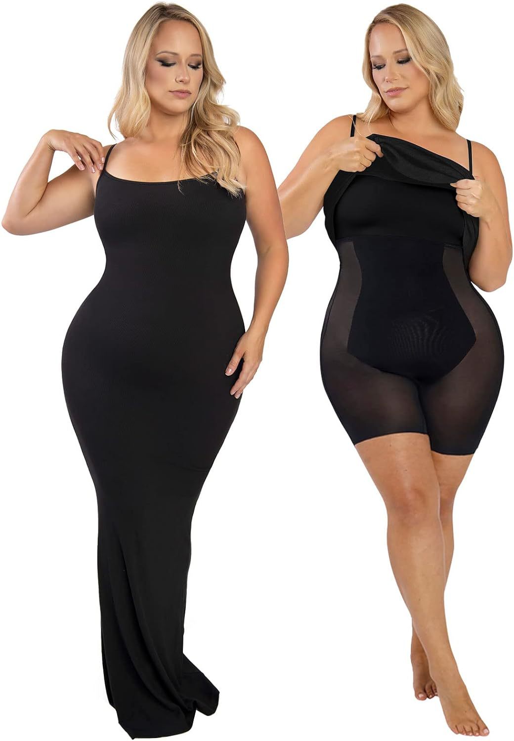 AMI SHAPE - Bodycon Shapewear Sleeveless  Maxi Dress