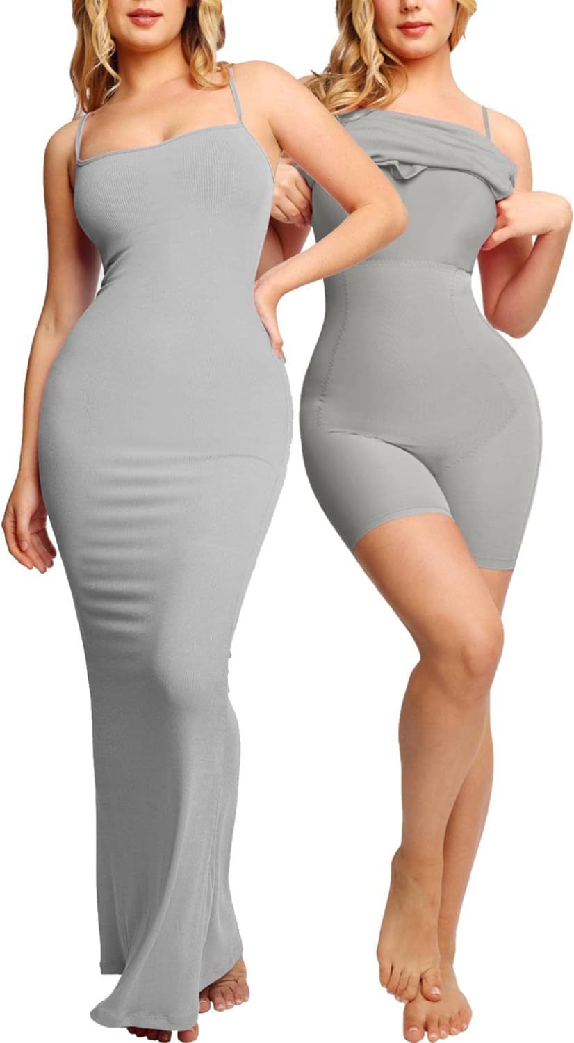 AMI SHAPE - Bodycon Shapewear Sleeveless  Maxi Dress