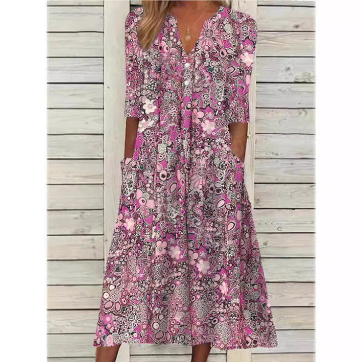 Ella-  Floral Dress