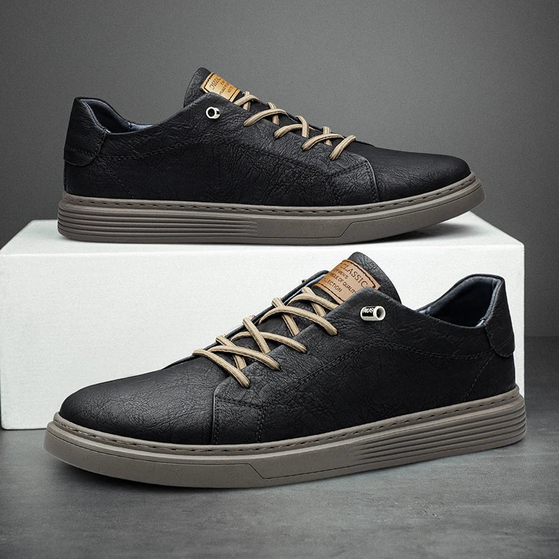 Oxford™ -  Leather Sneakers