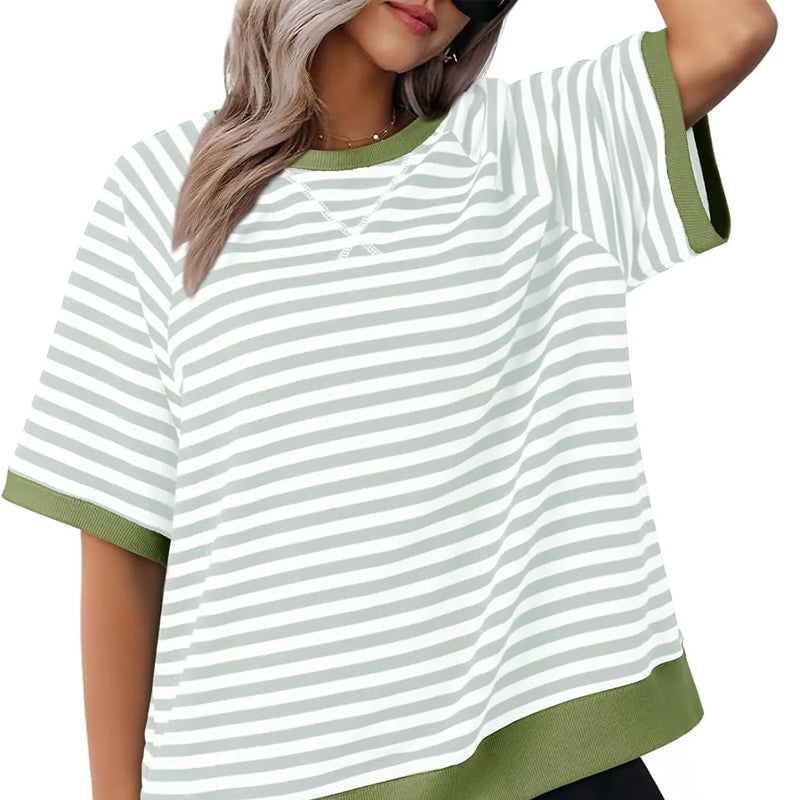 Lena™ | Casual Striped T-Shirt