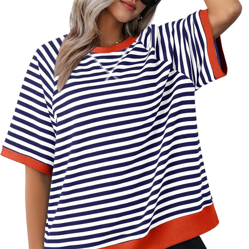 Lena™ | Casual Striped T-Shirt