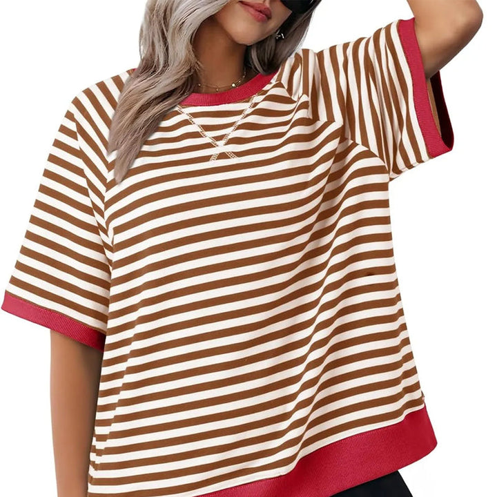 Lena™ | Casual Striped T-Shirt