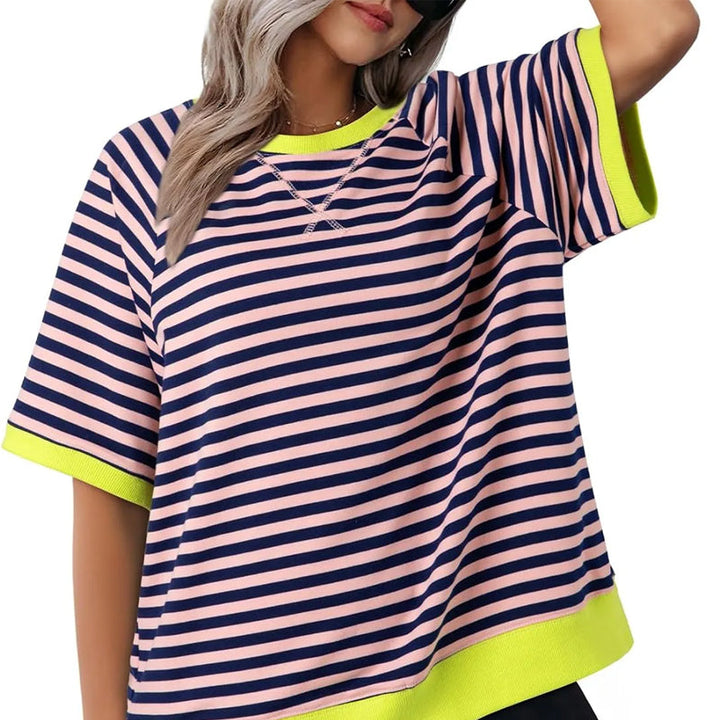 Lena™ | Casual Striped T-Shirt